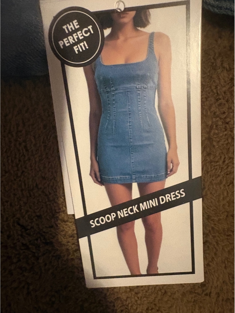 Denim dress super cute with tags size small
